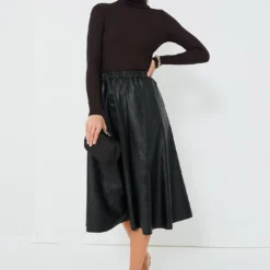 Black Vilma Vegan Leather Embossed Skirt -Outlet Toggify Store 09pMavVHuAIhjQ2or3h5aAfxzrbnQGdc 1
