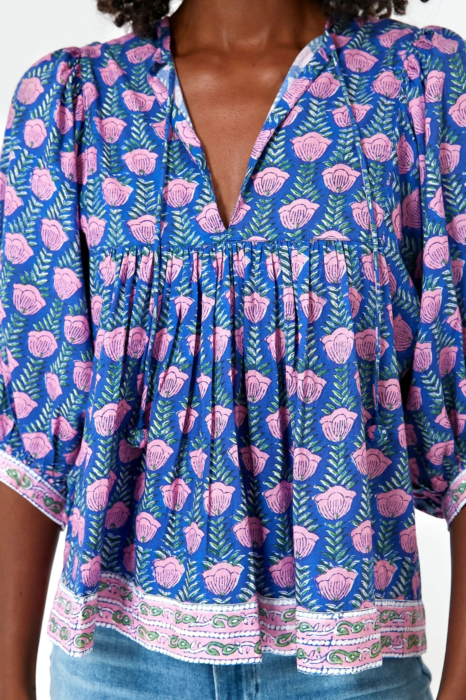 Multi Blue Jesy Blouse 5 Multi Blue Jesy Blouse - Image 5