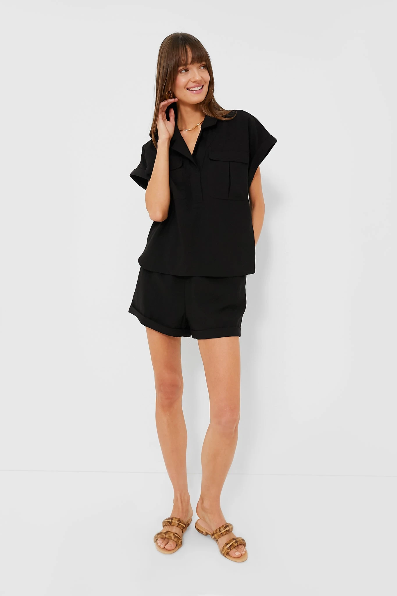 Black Nolan Shorts 2 Black Nolan Shorts - Image 2