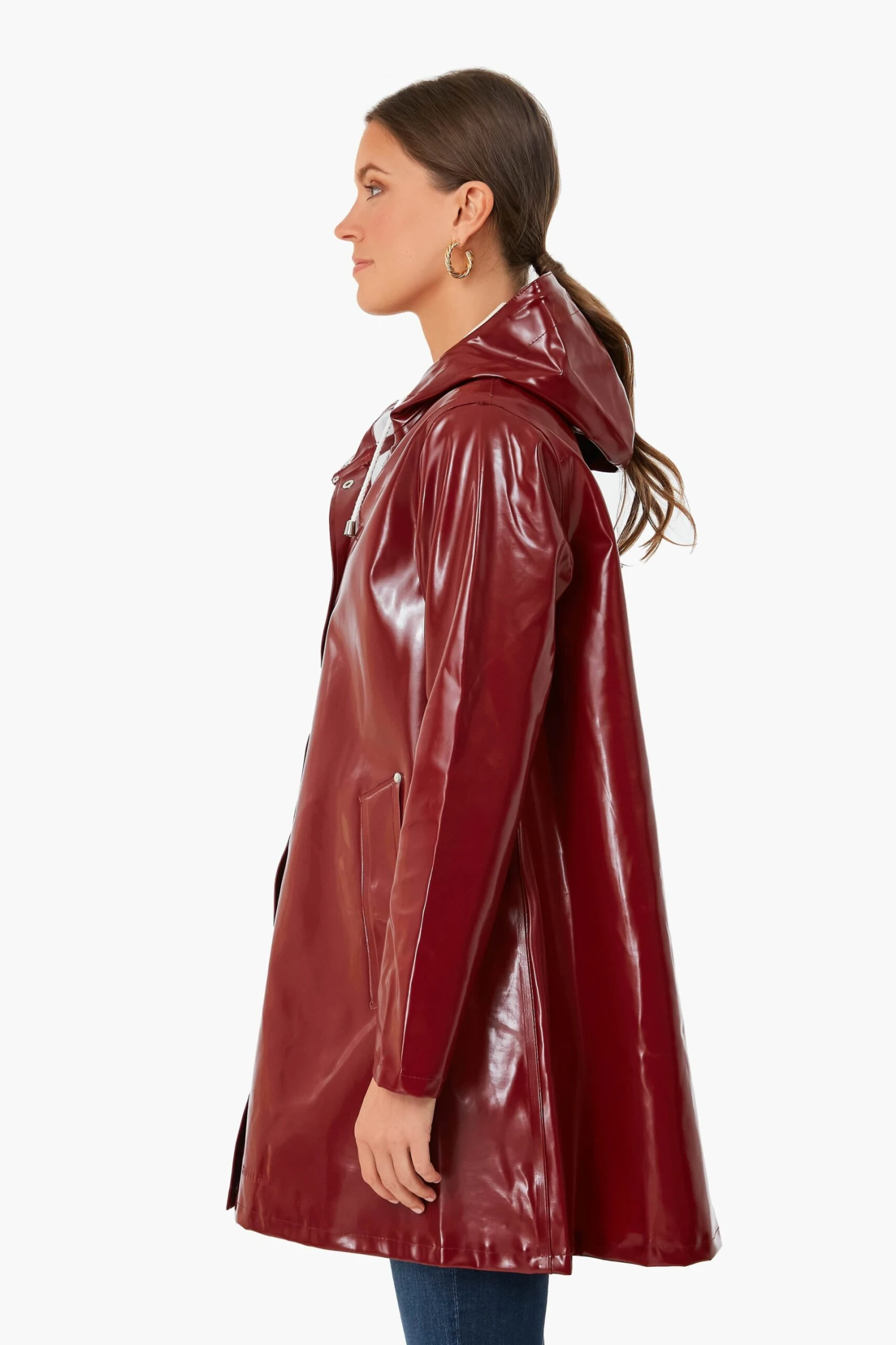 Stutterheim Burgundy Mosebacke Opal Jacket 3 Stutterheim Burgundy Mosebacke Opal Jacket - Image 3