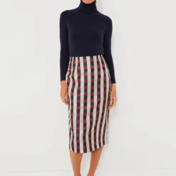 Bordeaux Check Jacquard Cynthia Skirt -Outlet Toggify Store 0uP0IzEFVt7dqjbGfVka1sSgJuTTvla5 1