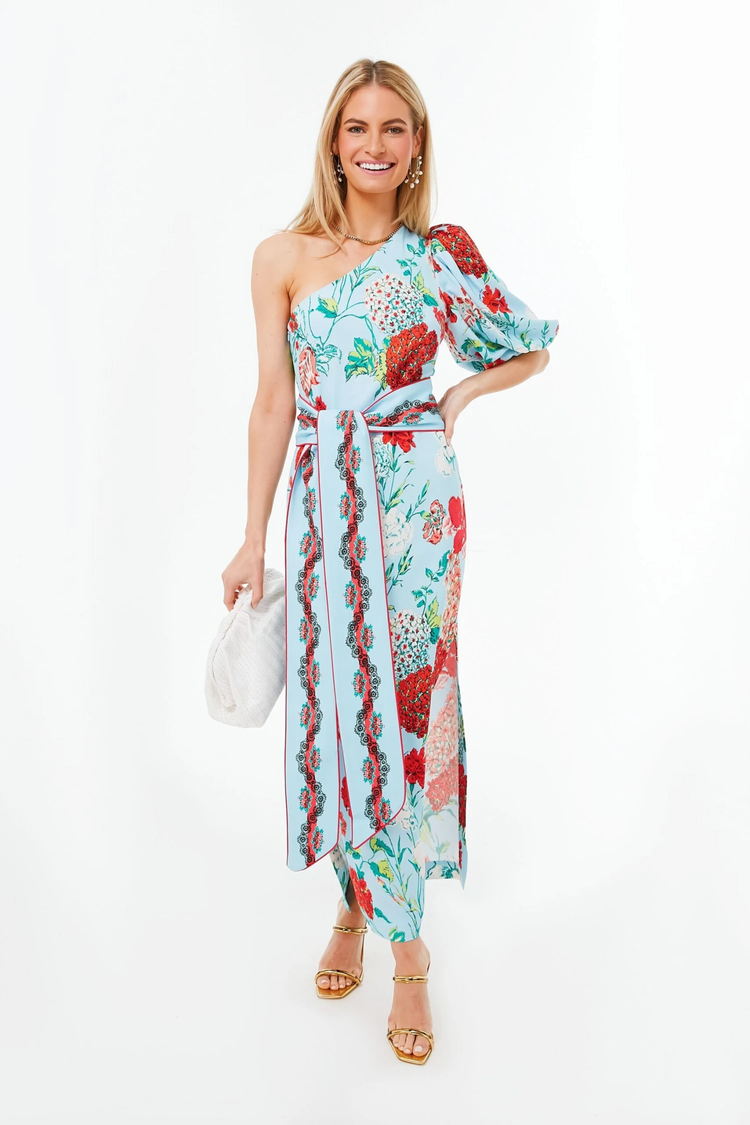 Floral Dew One Shoulder Lucia Dress 2 Floral Dew One Shoulder Lucia Dress - Image 2