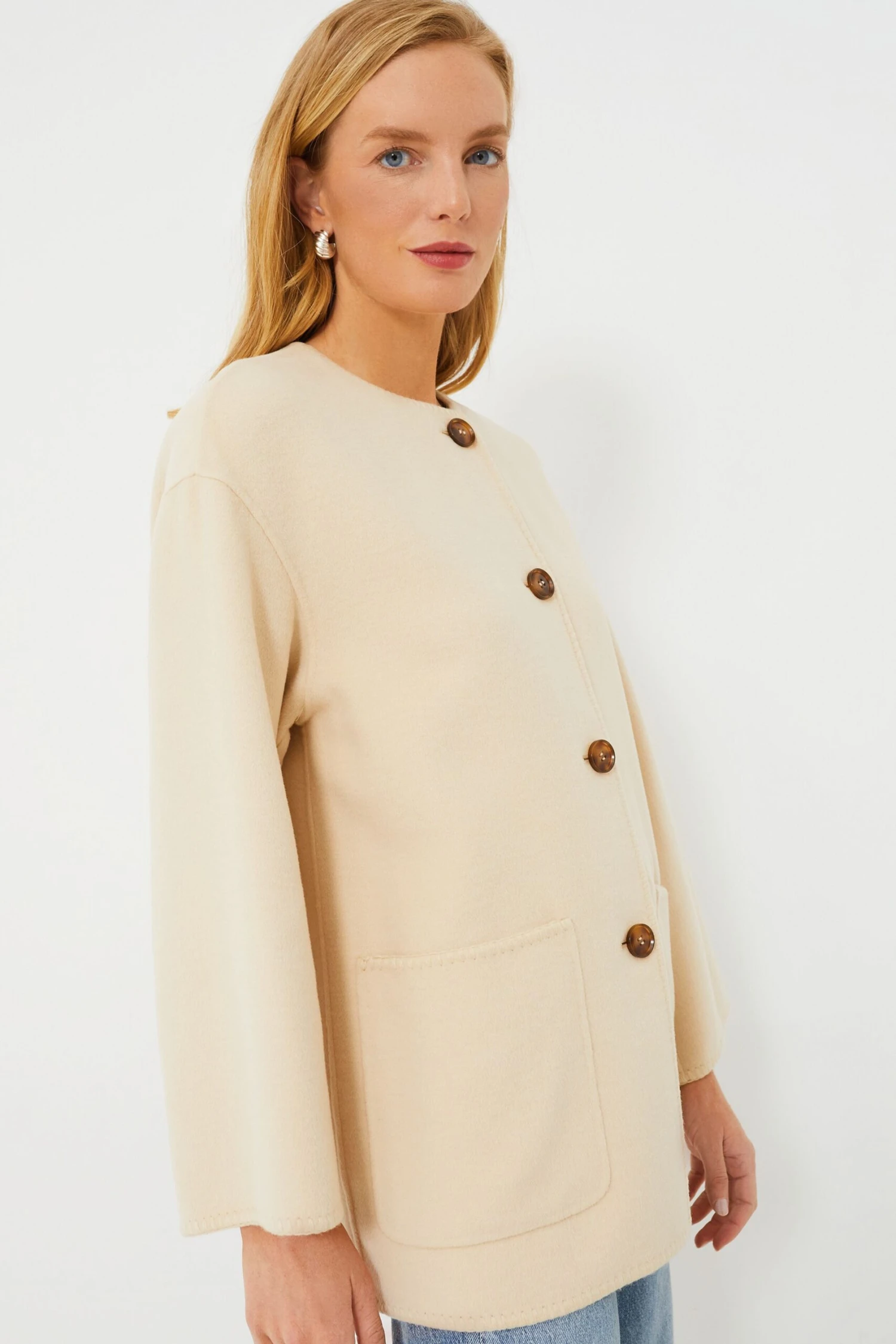 Marella Ivory Rally Jacket 3 Marella Ivory Rally Jacket - Image 3