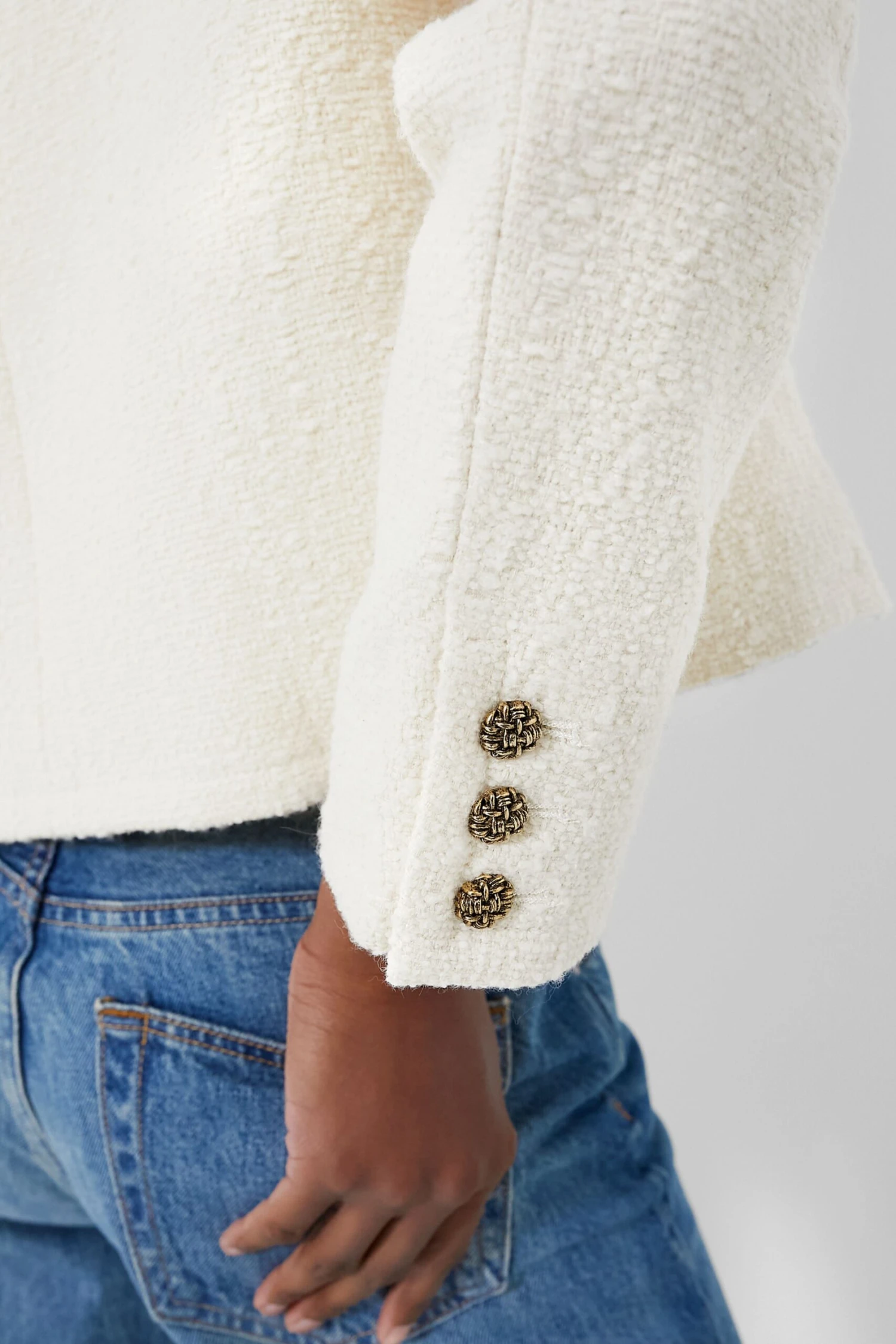 Ba&sh Ecru Meredith Jacket 5 Ba&sh Ecru Meredith Jacket - Image 5