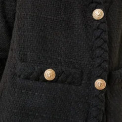 Black Clodagh Tweed Jacket -Outlet Toggify Store 36vC0jcPIOfcheQXwRCeiwPCCFOUwHfb 1 scaled