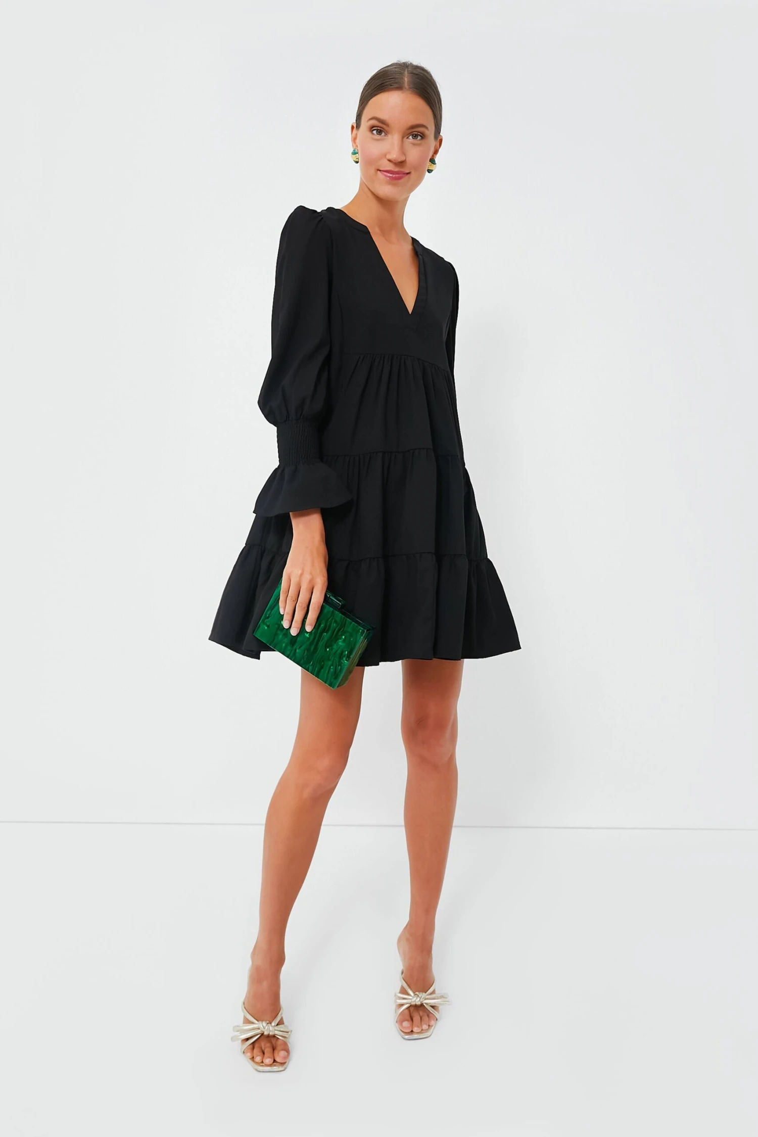 Black Crepe Kenzo Dress 2 Black Crepe Kenzo Dress - Image 2