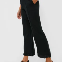 Black Parker Raffia Trousers -Outlet Toggify Store 4U399tCWknqv89WMy3DuTmKTvFbmYhUr 1