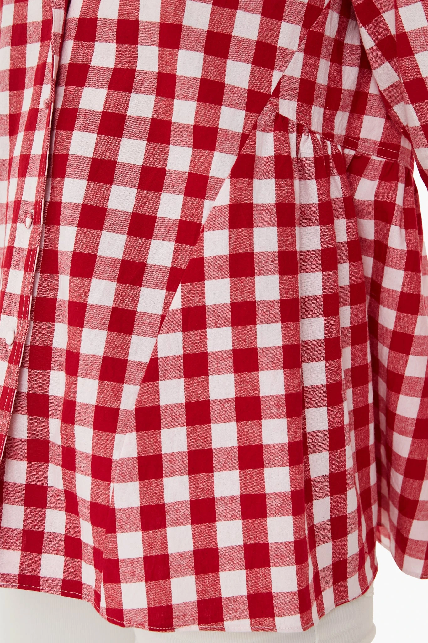 Apple Red Gingham Scarlett Button Down 6 Apple Red Gingham Scarlett Button Down - Image 6