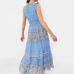 Campania Blue Sleeveless Smocked Maxi Dress -Outlet Toggify Store 5oOV0iWcERek0Mcmif5PMBrOGcxYSIaG 1