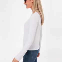 White Modern Slub Long Sleeve Tee -Outlet Toggify Store 6shXTorHq855w07EwLYXgPhR4rscfS2A 1 scaled