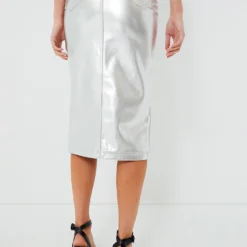 Staud Silver Oaklyn Skirt -Outlet Toggify Store 7frEKiAooIRRudqGWd1focHE1CjvWEY3 1