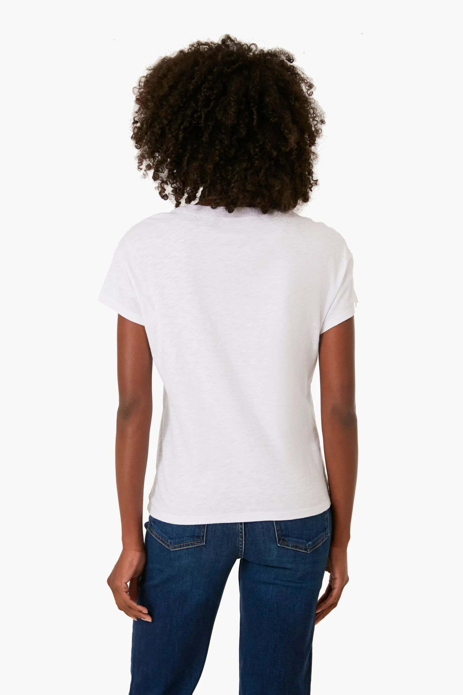 White Modern Slub Tee 3 White Modern Slub Tee - Image 3