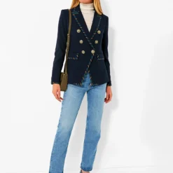 Veronica Beard Navy Stripe Miller Dickey Jacket -Outlet Toggify Store 82n5PfgQ3k0UAcYuFCRiyfv63wTt36lj 1