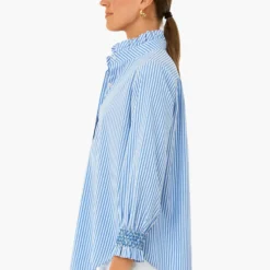 Blue And White Stripe Teagan Popover Top -Outlet Toggify Store 84BnZODQNtRMpdXKjPAyk8ElWxvlrh0z 1 scaled