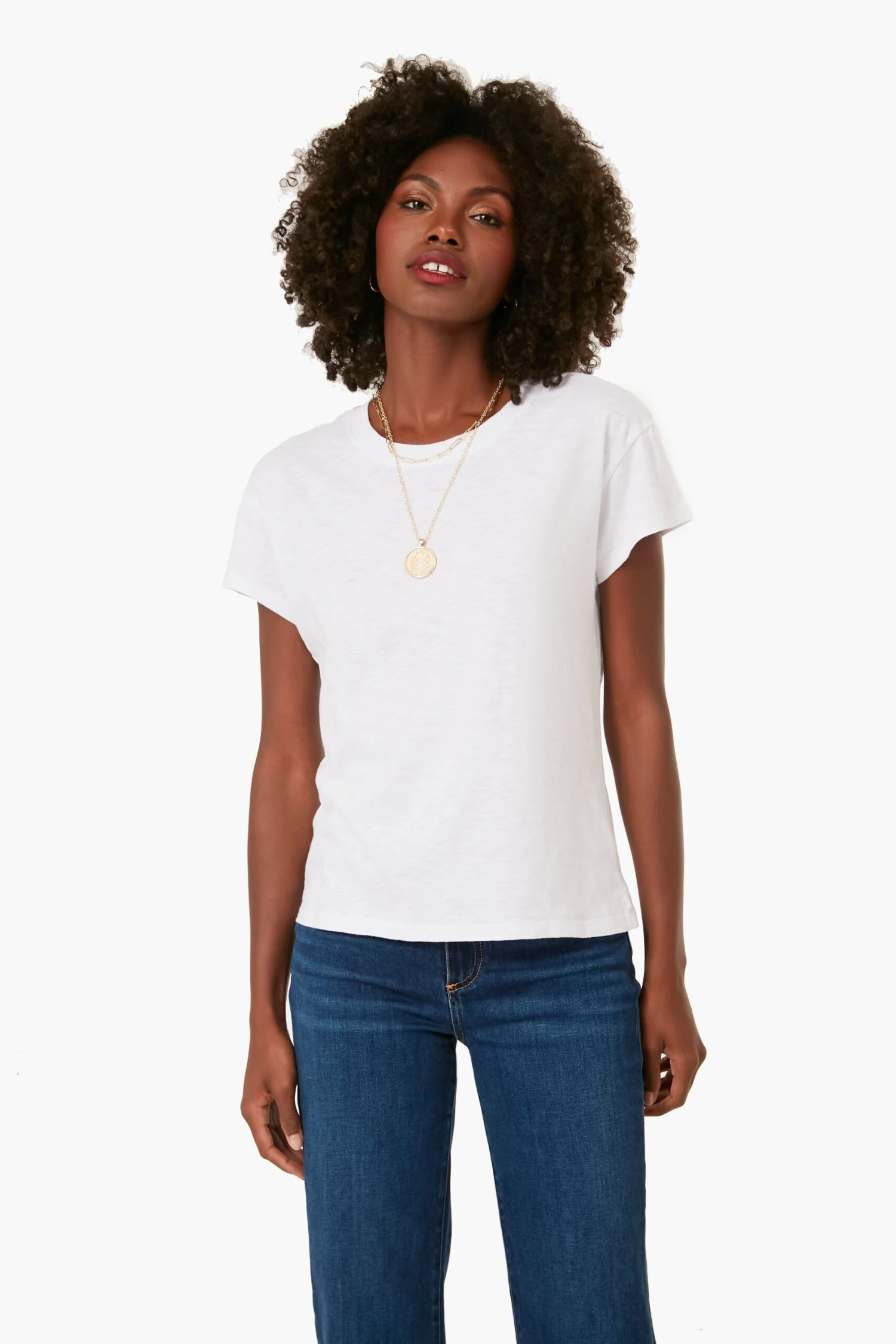 White Modern Slub Tee 1 White Modern Slub Tee