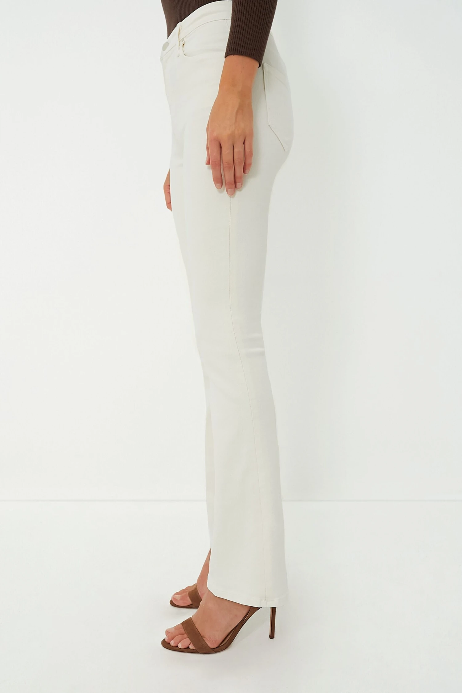 MOTHER Marshmellow High Waisted Weekender Skimp 3 MOTHER Marshmellow High Waisted Weekender Skimp - Image 3