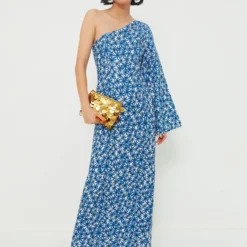 Blue Daisy Maxi Dress