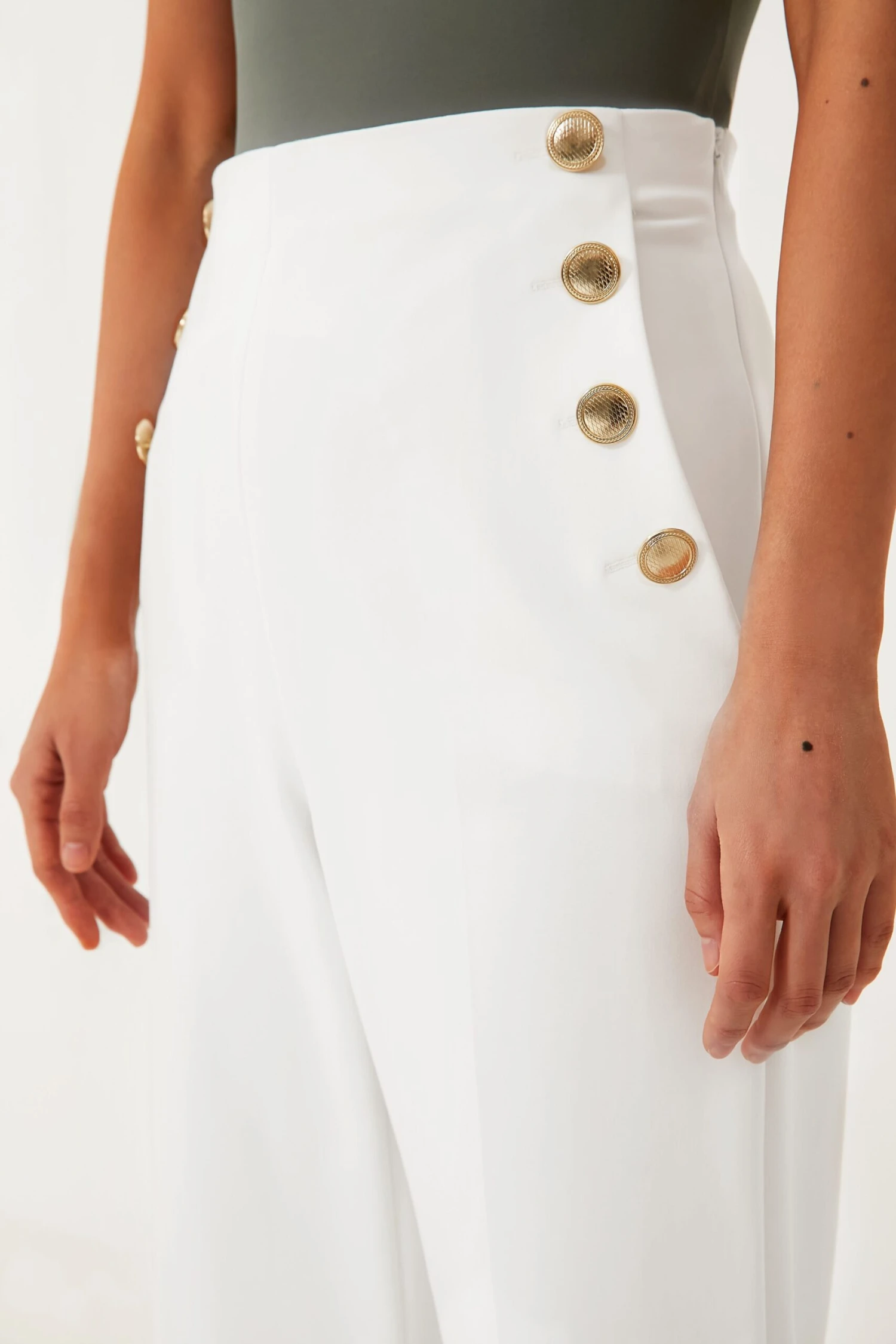 Marella Bianco Cacao Pants 5 Marella Bianco Cacao Pants - Image 5