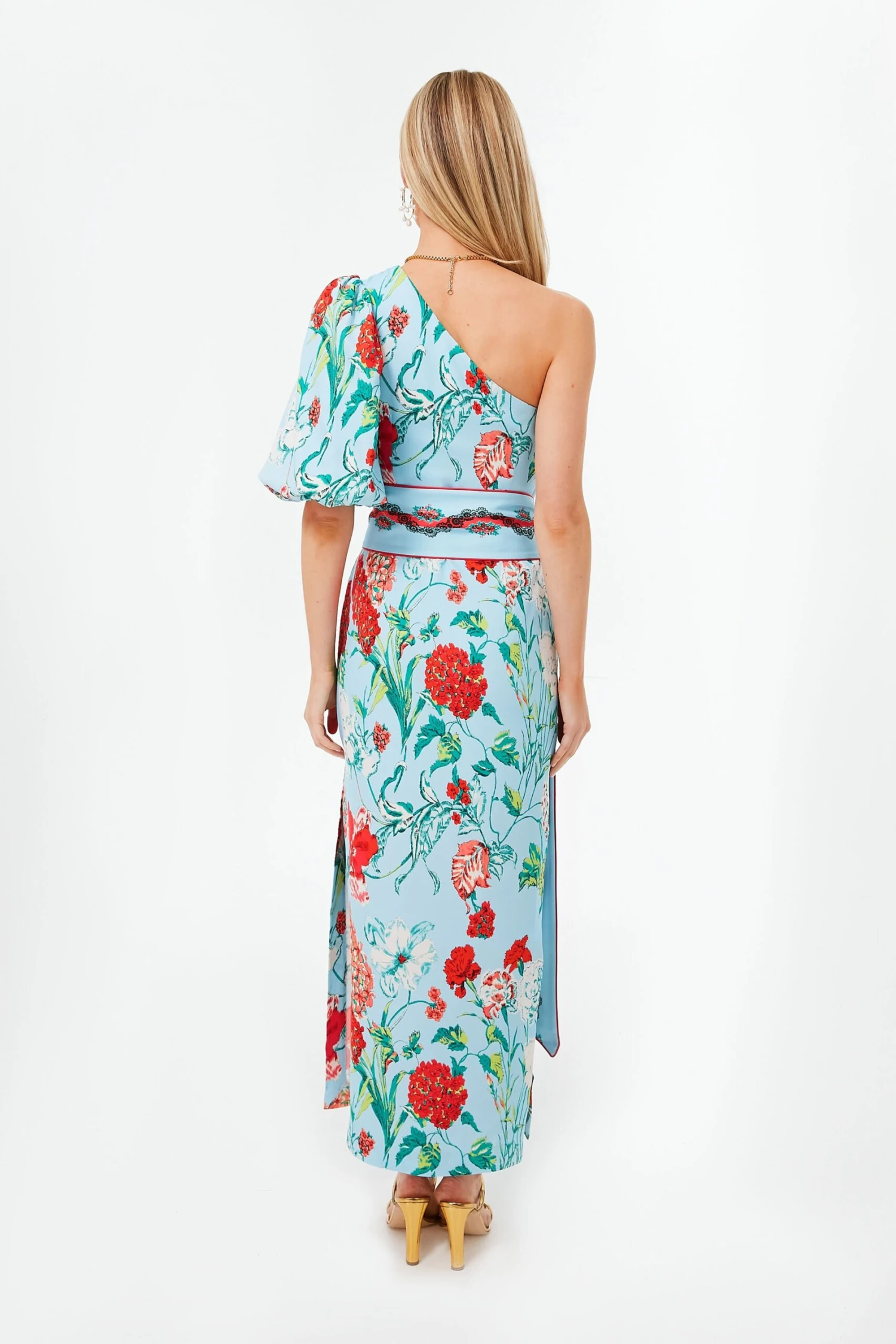 Floral Dew One Shoulder Lucia Dress 4 Floral Dew One Shoulder Lucia Dress - Image 4