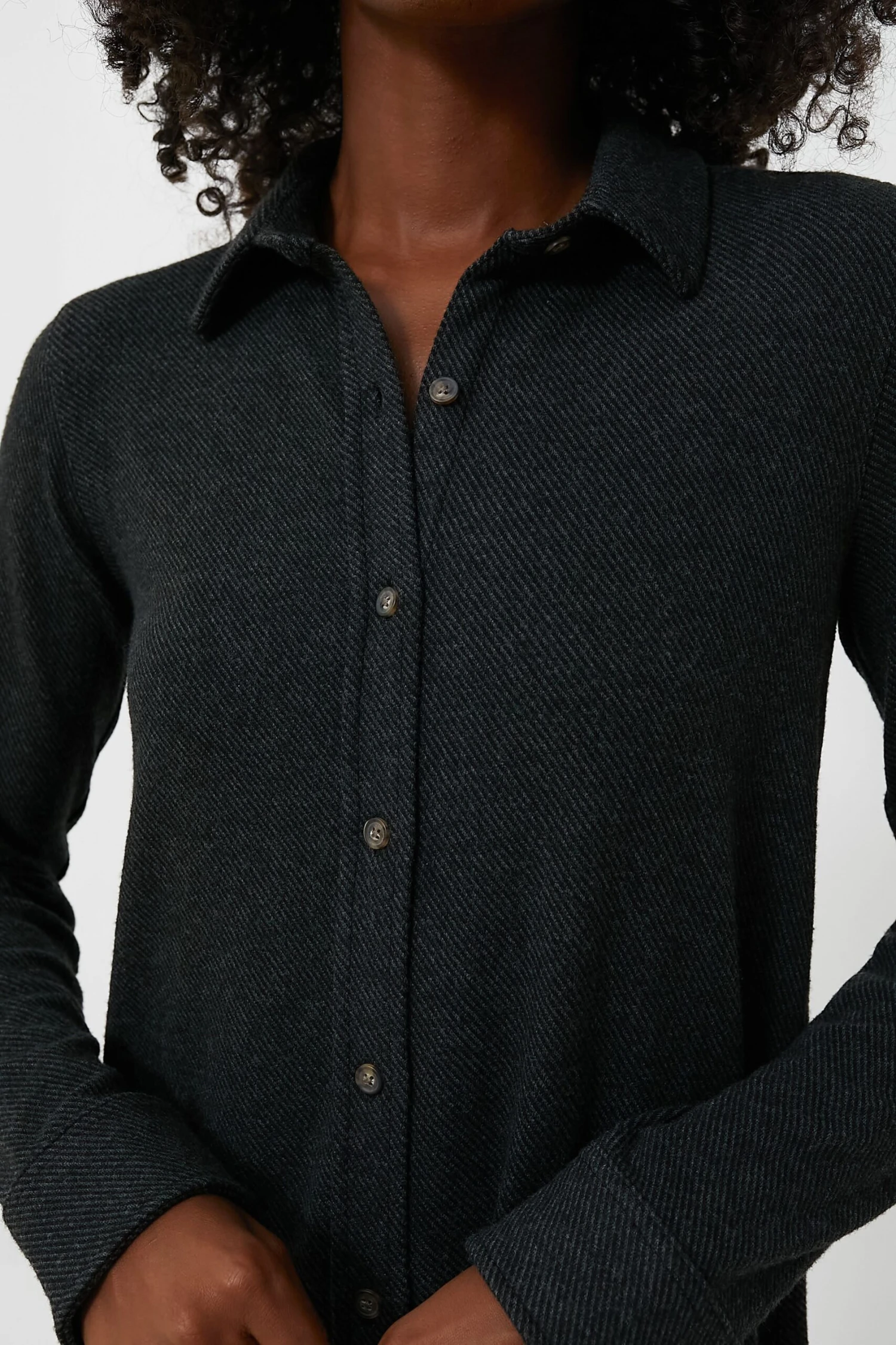 Heathered Black Twill Legend Sweater Dress 5 Heathered Black Twill Legend Sweater Dress - Image 5