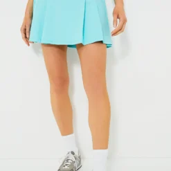 Lisbon Blue 15 Inch Lydia Pickleball Skirt