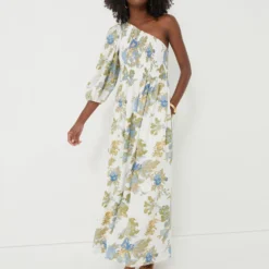 Ivory Escala Floral Anha Maxi Dress