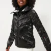 Black Liquid Ski Duvet Jacket