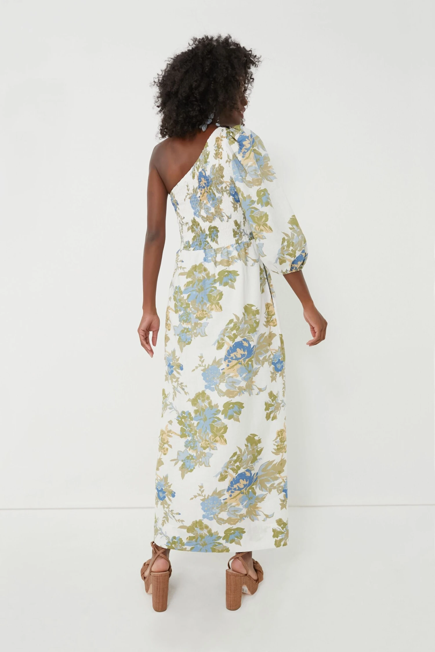 Ivory Escala Floral Anha Maxi Dress 4 Ivory Escala Floral Anha Maxi Dress - Image 4
