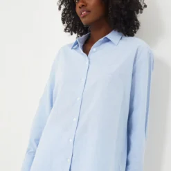 Blue Lightweight Oxford Nadine Button Down