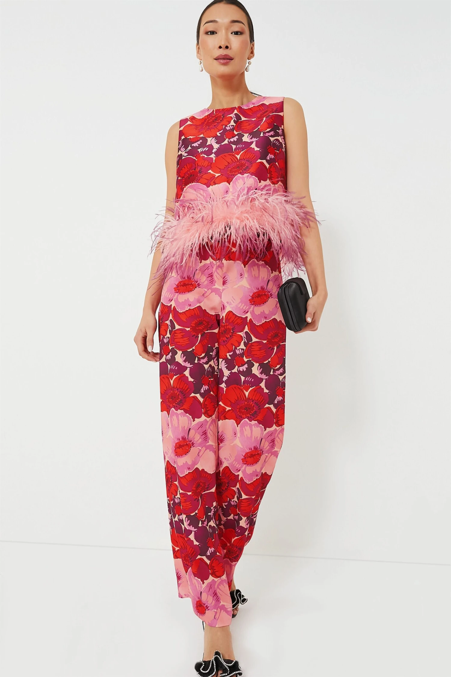 Poppy Stripe Feather Sabrina Blouse 6 Poppy Stripe Feather Sabrina Blouse - Image 6