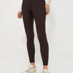 Varley Chocolate Torte Let's Move Rib Hi Legging 25