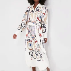 Scrolls Multi Gard Luna Dress