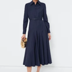 Navy And Black Marione Prince Of Wales Dress