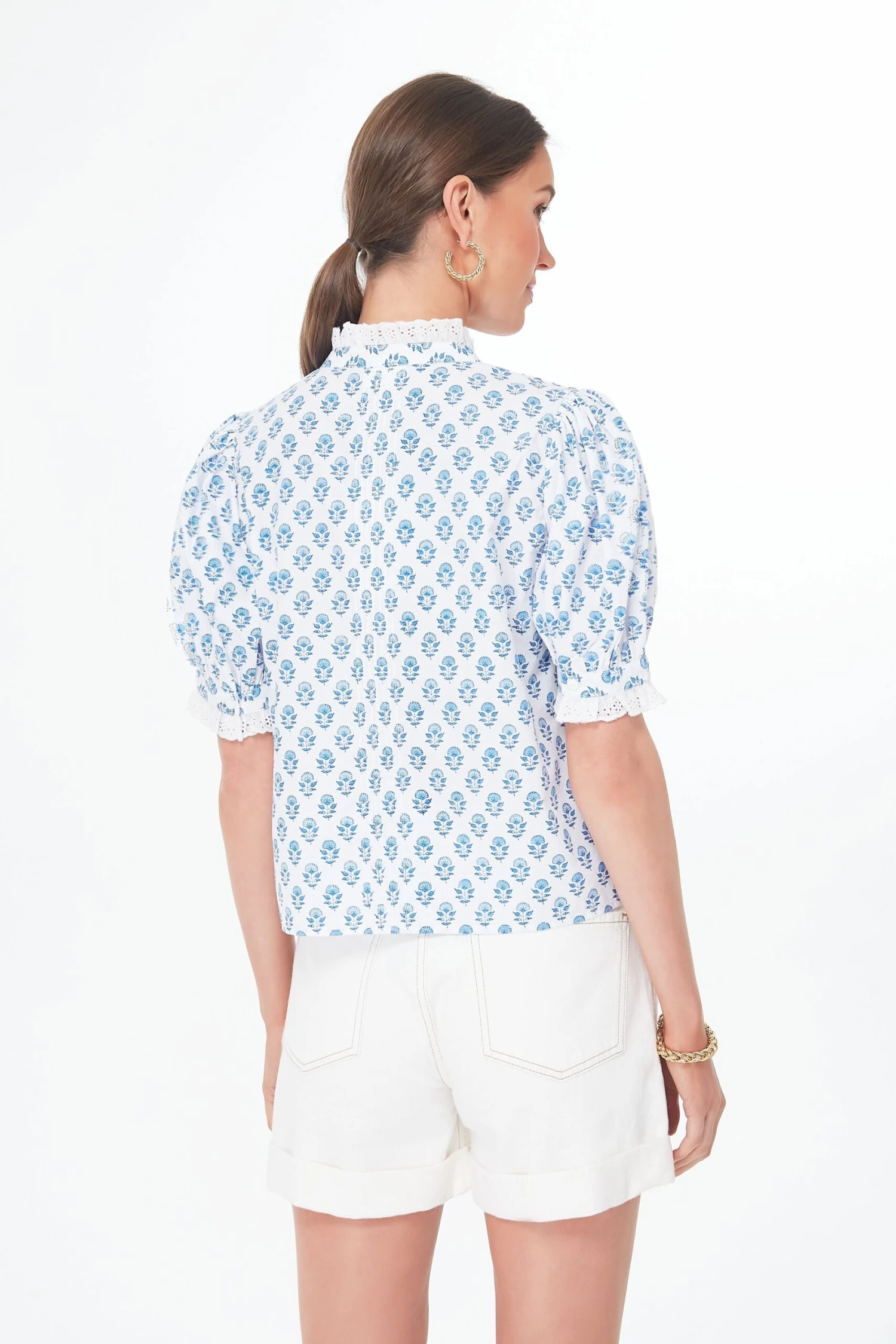 Sky Buta Vera Blouse 4 Sky Buta Vera Blouse - Image 4