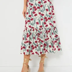 Amaryllis Floral Tanner Skirt
