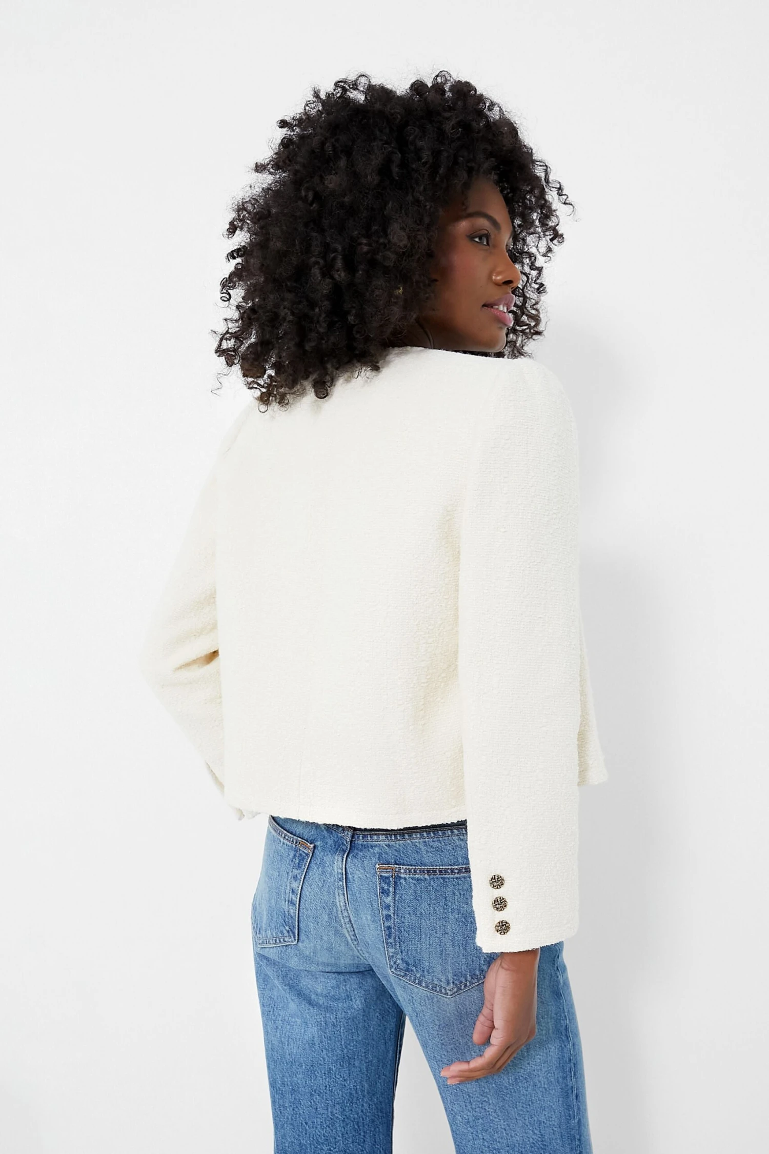 Ba&sh Ecru Meredith Jacket 4 Ba&sh Ecru Meredith Jacket - Image 4