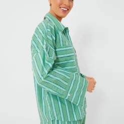 Green Akaia Stripe Tasha Shirt 7 Green Akaia Stripe Tasha Shirt -Outlet Toggify Store GhDZzn2WwZdP1aBo6DAsgs0MAPDDpbZ1 1 scaled