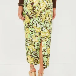 Green And Lemon Abstract Roses Lorelei Twill Skirt -Outlet Toggify Store J3QBqeXy47xQNQBHjxLIIN3SJqOIvzZ3 1