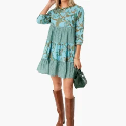Exclusive Turquoise Camilla Rene Dress