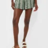 Fern And Floral Stripe Jolie Shorts