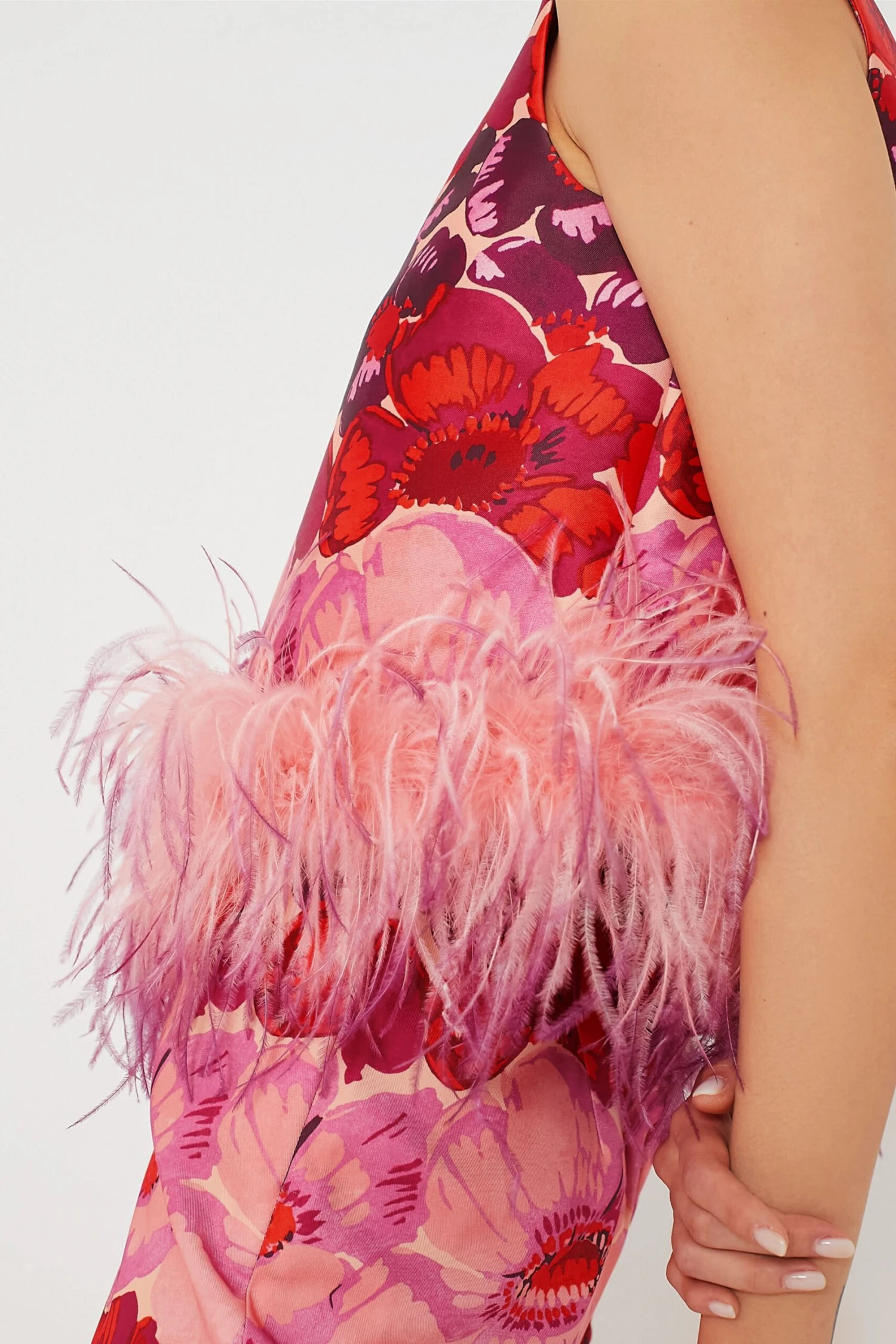 Poppy Stripe Feather Sabrina Blouse 5 Poppy Stripe Feather Sabrina Blouse - Image 5