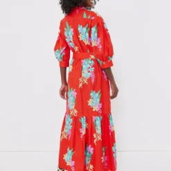 Red Algeria Bianca Cotton Dress -Outlet Toggify Store KMwdOIKlICT0by3lvie348lb9AvJfz28 1