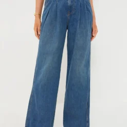 Veronica Beard Vintage Globetrotter Mia Wide Leg With Double Pleat