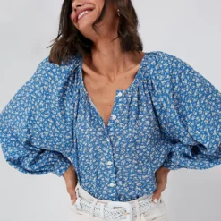 Pablo Flowers Frances Blouse