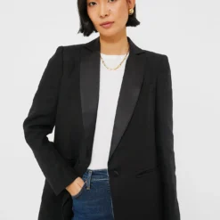 Black Wingtip 2 Dinner Jacket