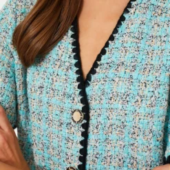 Blue Tweed Josephine Dress -Outlet Toggify Store OektR67DvUNGAiuT0myTomwz2g1GBPQn 1 scaled