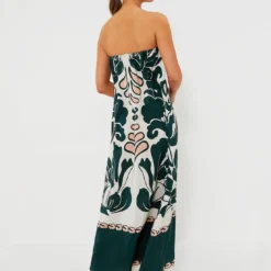 Dark Green Spray Of Flowers Strapless Long Dress -Outlet Toggify Store P9mmbjZYGstZYiBeiupBfK1lrkQz4uDr 1