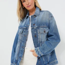 Weekend Max Mara Navy Light Pio Denim Jacket
