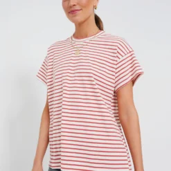 Red Striped Presley Tee