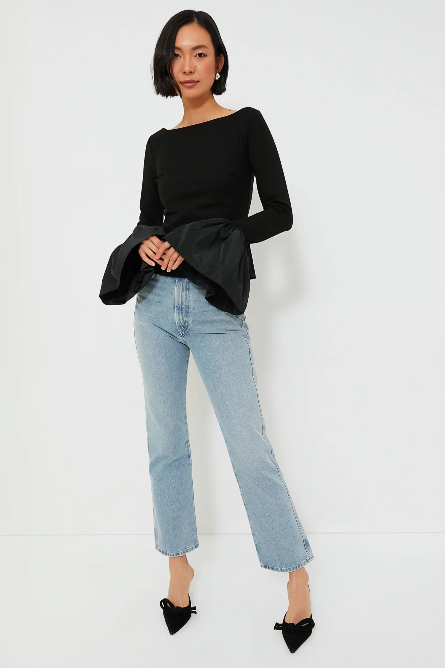 Staud Black Paige Top 2 Staud Black Paige Top - Image 2